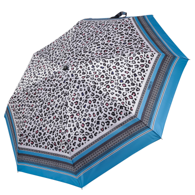 Изображение товара Женский автоматический зонт Fabretti голубого цвета 3 сложения Изображение товара Женский автоматический зонт Fabretti голубого цвета 3 сложения
