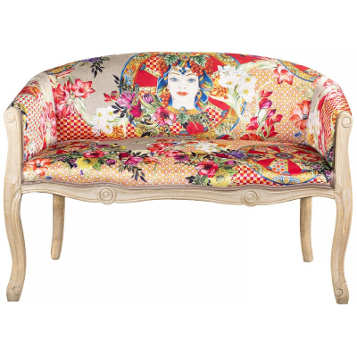 Изображение товара Диван Glasar Рапсодия красный 107х61х70 см