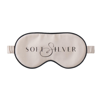 Изображение товара Маска для сна Soft Silver 23х10 см бежевый Песчаный берег комфорт и качество