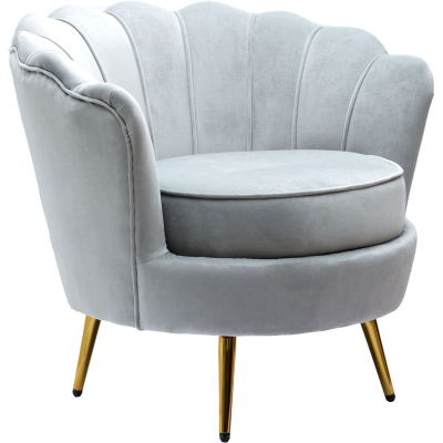 Изображение товара Кресло Glasar Флоренция серое 78х77х65 см