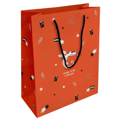 Изображение товара Подарочный пакет Be Smart Lucky красный 25х32 см яркая печать