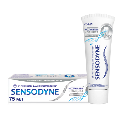 Изображение товара Зубная паста Sensodyne Восстановление и Защита 75 мл Изображение товара Зубная паста Sensodyne Восстановление и Защита 75 мл