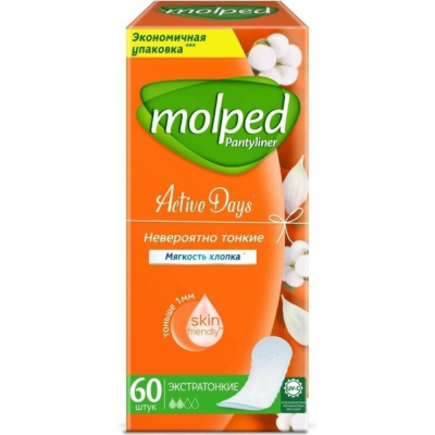 Изображение товара Прокладки Molped активные дни 60 шт