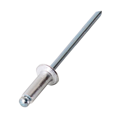 Изображение товара Заклепки алюминиевые Вихрь 4x16 мм 50 шт для надежного соединения