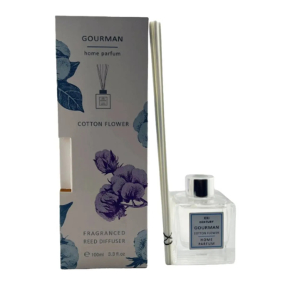 Изображение товара Ароматизатор для дома Gourman Cotton Flower 100 мл диффузор ароматический Изображение товара Ароматизатор для дома Gourman Cotton Flower 100 мл диффузор ароматический