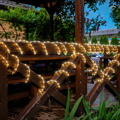 Изображение товара Светильник веревочный Lotti 37090 216 LED 9 м теплый белый со стартовым шнуром