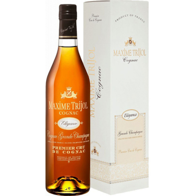 Изображение товара Коньяк "Maxime Trijol" Elegance Grande Champagne Premier Cru AOC в подарочной упаковке 0.7 л