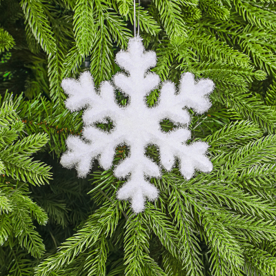 Изображение товара Снежинка подвесная James arts белая 15x1,5x15 см