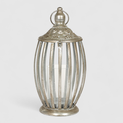 Изображение товара Подсвечник-фонарь Dekor pap Aromance Corporation Limited 19х15х37 см серебряный