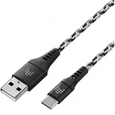 Изображение товара Кабель USB Type-C Rocket RDC504BW01CT-AC 1м для зарядки и передачи данных