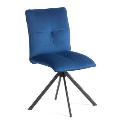 Изображение товара Стул обеденный TC Sweet поворотный механизм 360, велюр, Blue (синий)