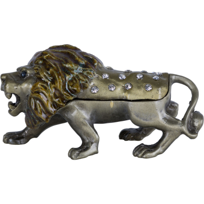 Изображение товара Шкатулка Glasar со стразами Лев 10х4х5 см