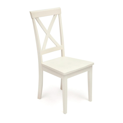 Изображение товара Стул TC белый 44x54x95 см из дерева гевеи и МДФ для дома и офиса Изображение товара Стул TC белый 44x54x95 см из дерева гевеи и МДФ для дома и офиса