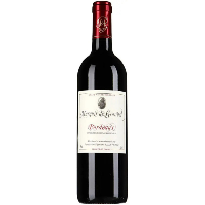Изображение товара Вино красное сухое "Marquis de Granval", Bordeaux AOC 0,75 л