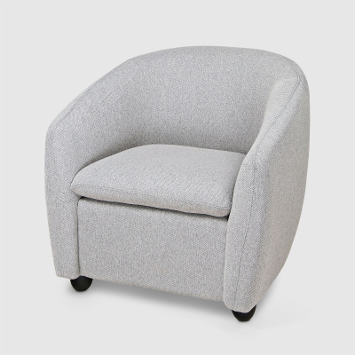 Изображение товара Кресло Liyasi Оливия светло-серое 72x67x66 см