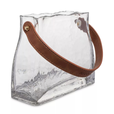 Изображение товара Ваза Anna Lafarg Сумка с ручкой 18,5x15,5 см стекло