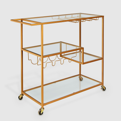 Изображение товара Столик сервировочный Art Champ 102x40,5x95 см, стильный металлический дизайн