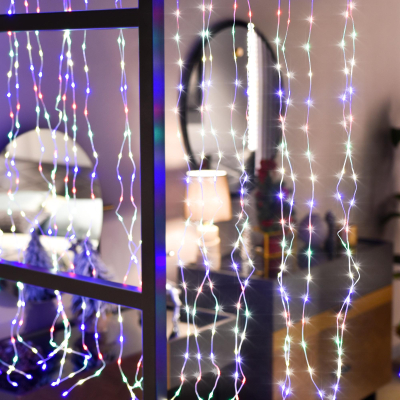 Изображение товара Электрогирлянда новогодняя занавес Best Technology 900 led мультиколор 4+1,5х1,5 м со стартовым шнуром