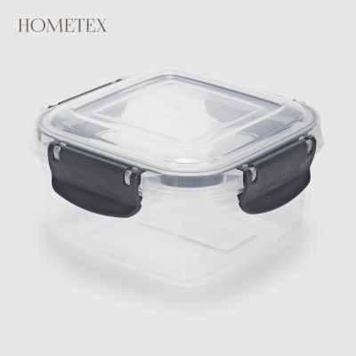 Изображение товара Контейнер для хранения Hometex gold 650 мл прозрачный и черный пластик
