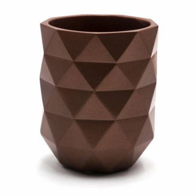 Изображение товара Стакан Ridder Joyce коричневый 8х9,3 см для ванных принадлежностей