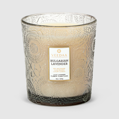 Изображение товара Свеча ароматическая Veedaa bulgarian lavender valeno в стекле 