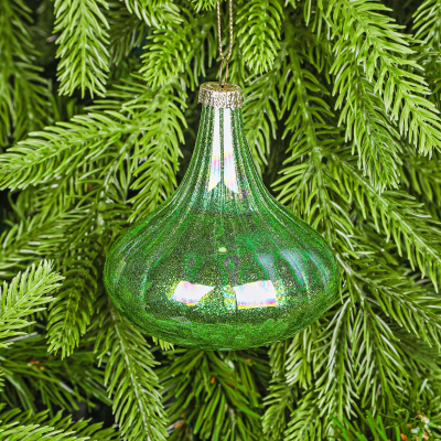 Изображение товара Шар стеклянный новогодний Yancheng Shiny диаметром 8 см