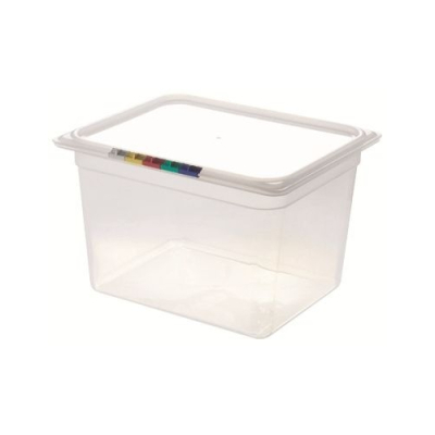 Изображение товара Гастроемкость Horeca 11,7 л 1/2 прозрачная/белая без крышки