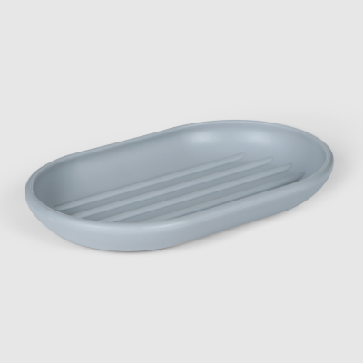 Изображение товара Мыльница Aspire санитарная из полипропилена серая для ванной комнаты