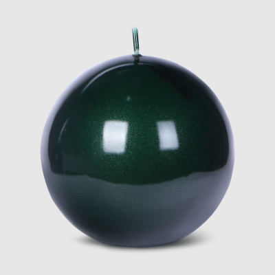 Изображение товара Свеча Mercury Deco Glass зелёная Д10 см