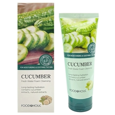 Изображение товара Пенка для умывания Foodaholic с экстрактом огурца 180 мл для всех типов кожи