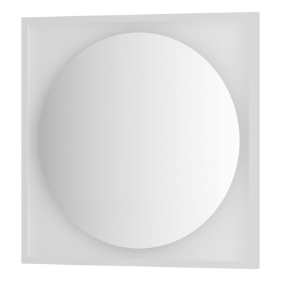Изображение товара Зеркало Defesto с LED-подсветкой без выключателя 15 W нейтральный белый свет, белая рама 70x70 см