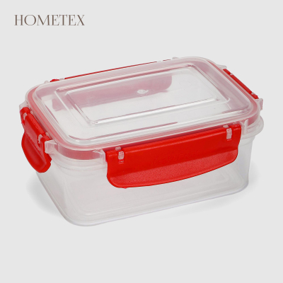Изображение товара Контейнер для хранения Hometex Gold 500 мл прозрачный и красный для кухни Изображение товара Контейнер для хранения Hometex Gold 500 мл прозрачный и красный для кухни