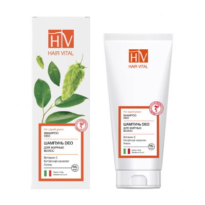 Изображение товара Шампунь Hair Vital для жирных волос 200 мл восстановление блеск и объем Изображение товара Шампунь Hair Vital для жирных волос 200 мл восстановление блеск и объем