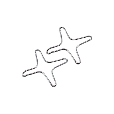 Изображение товара Набор накладок для газовых плит Atlantis 2 шт 12х12 см нержавеющая сталь