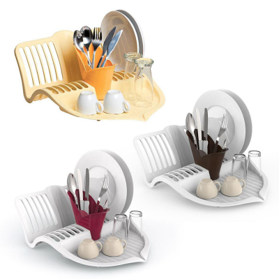 Изображение товара Сушилка для посуды Bama Home, прочная и удобная, Италия, 35x44x15.5 см