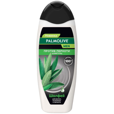 Изображение товара Шампунь Palmolive Men Против перхоти с экстрактом шалфея, 450 мл