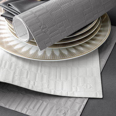 Изображение товара Подставка под горячее Togas Георг серый/экрю 45х33