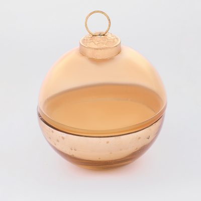 Изображение товара Декоративная свеча Mercury NY золотая 8x8,5 см стильное украшение интерьера