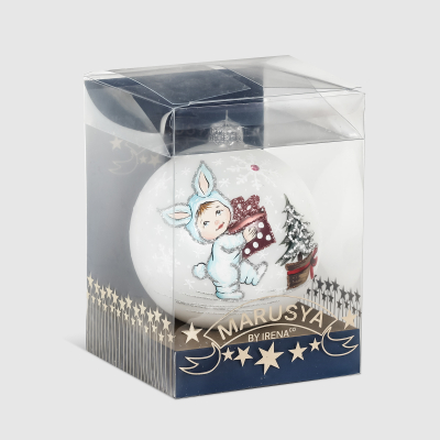 Изображение товара Шар елочный Marusya первый новый год 10 см