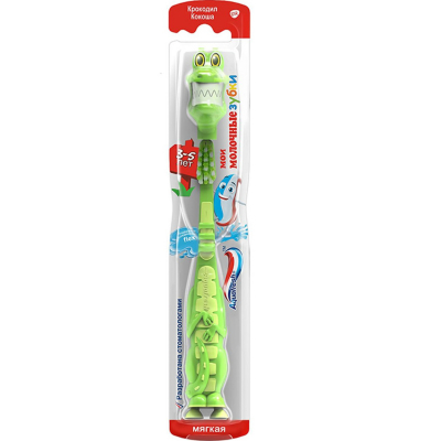 Изображение товара Детская зубная щетка Aquafresh Flex-o-Frends 3-6 лет с мягкой щетиной Изображение товара Детская зубная щетка Aquafresh Flex-o-Frends 3-6 лет с мягкой щетиной