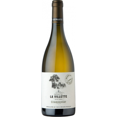 Изображение товара Вино белое сухое "Maison de la Villette" Chardonnay 0.75л