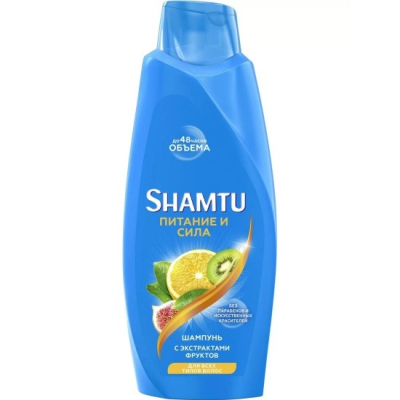 Изображение товара Шампунь Shamtu Питание и сила с экстрактом фруктов 500 мл