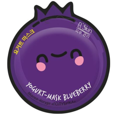 Изображение товара Маска-йогурт голубика El'Skin для лица увлажнение и упругость 1 шт