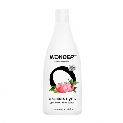Изображение товара Экошампунь Wonderlab очищение и объем 0,55 л