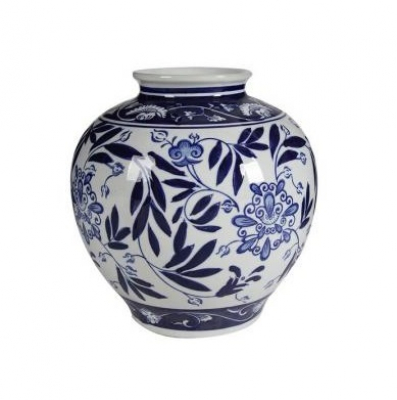 Изображение товара Фарфоровая ваза Glasar в классическом китайском стиле 22x22x23см