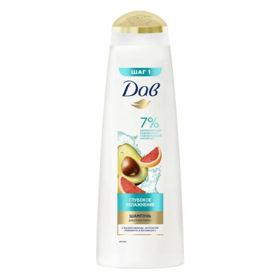 Изображение товара Шампунь Дав Глубокое увлажнение 380 мл для сухих волос