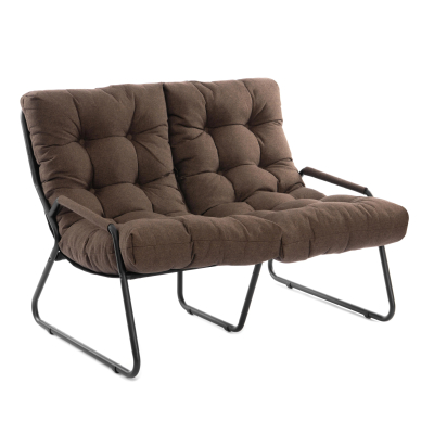 Изображение товара Диван TC Эрго рогожка коричневый современный стиль Лофт