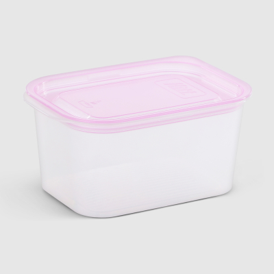 Изображение товара Прямоугольный контейнер Hitt с паровыпуском 0,75 л для микроволновки и морозильной камеры