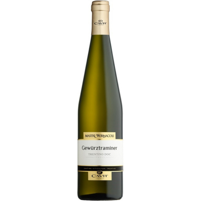 Изображение товара Белое сухое вино Mastri Vernacoli Gewurztraminer Trentino DOC 0,75 л Изображение товара Белое сухое вино Mastri Vernacoli Gewurztraminer Trentino DOC 0,75 л