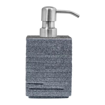 Изображение товара Дозатор для жидкого мыла Ridder Brick серый 430 мл пластиковый Изображение товара Дозатор для жидкого мыла Ridder Brick серый 430 мл пластиковый